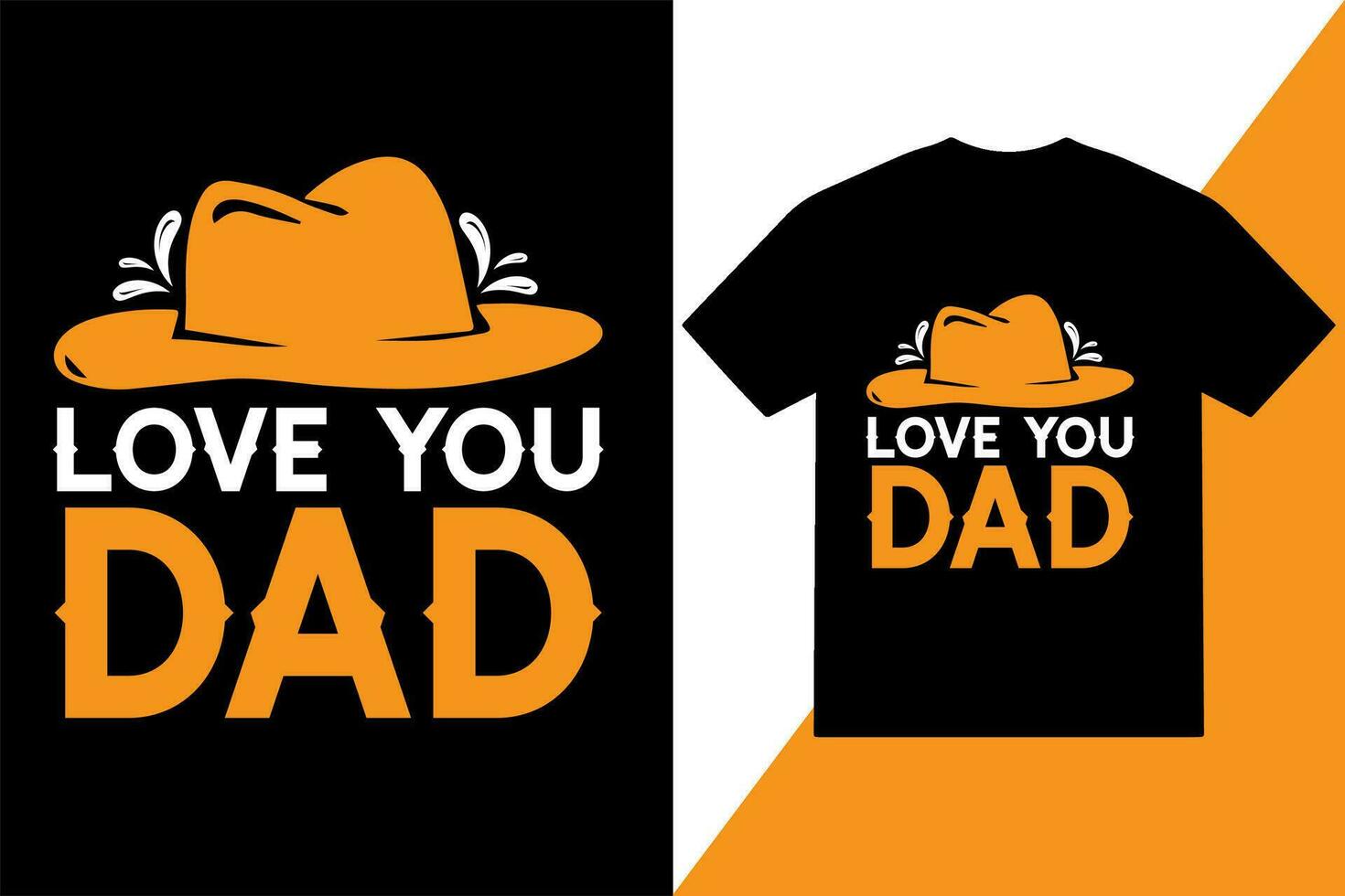 kärlek du pappa t skjorta design pappa t-shirt design vektor