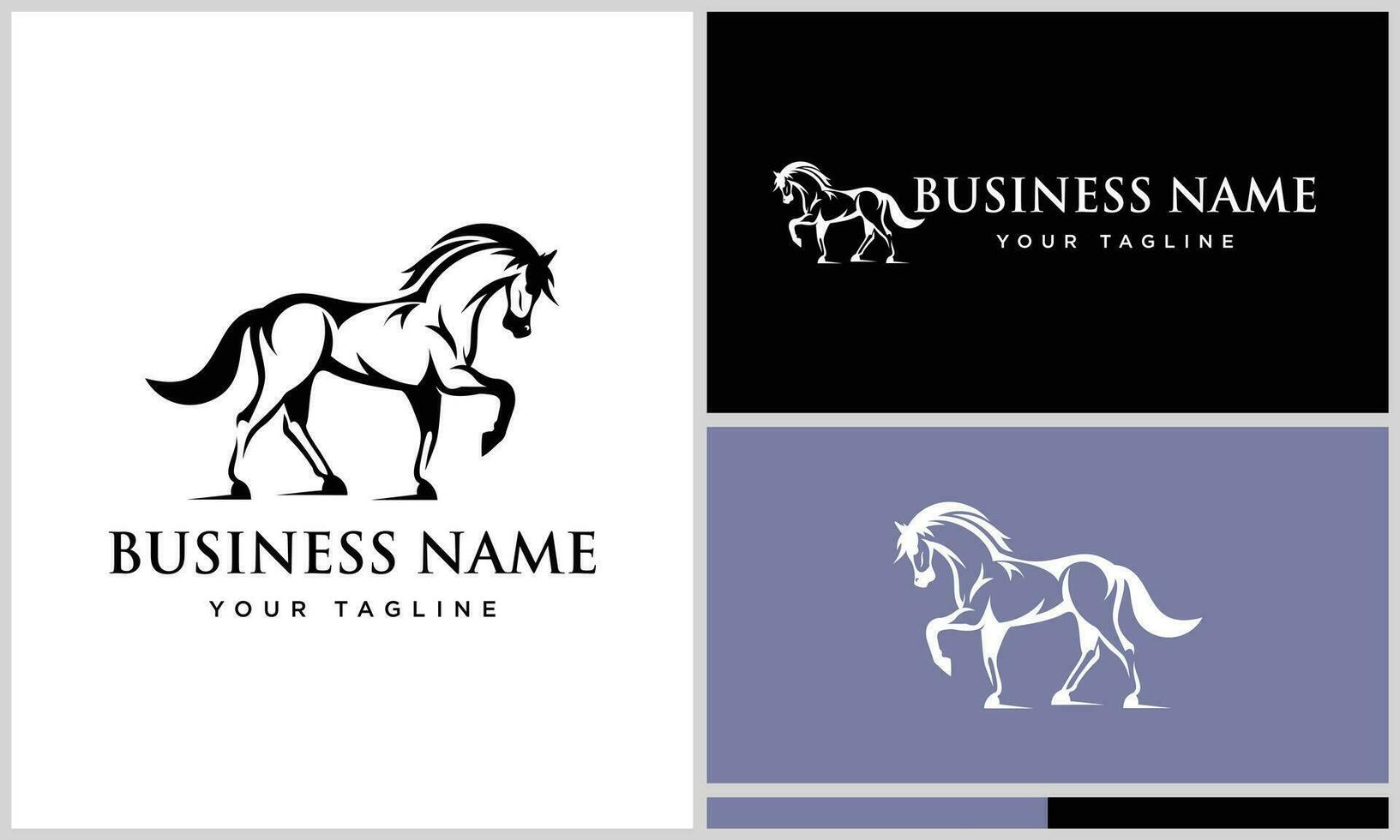arab häst logotyp design mall vektor