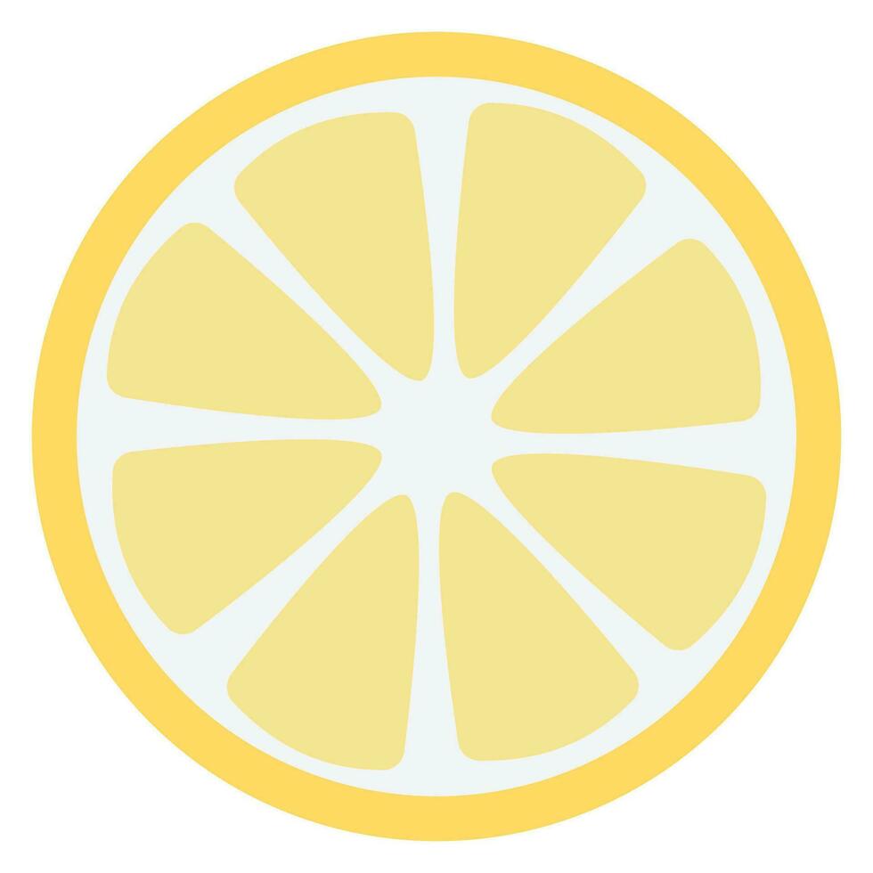 Gelb Zitrone Vektor. vektor