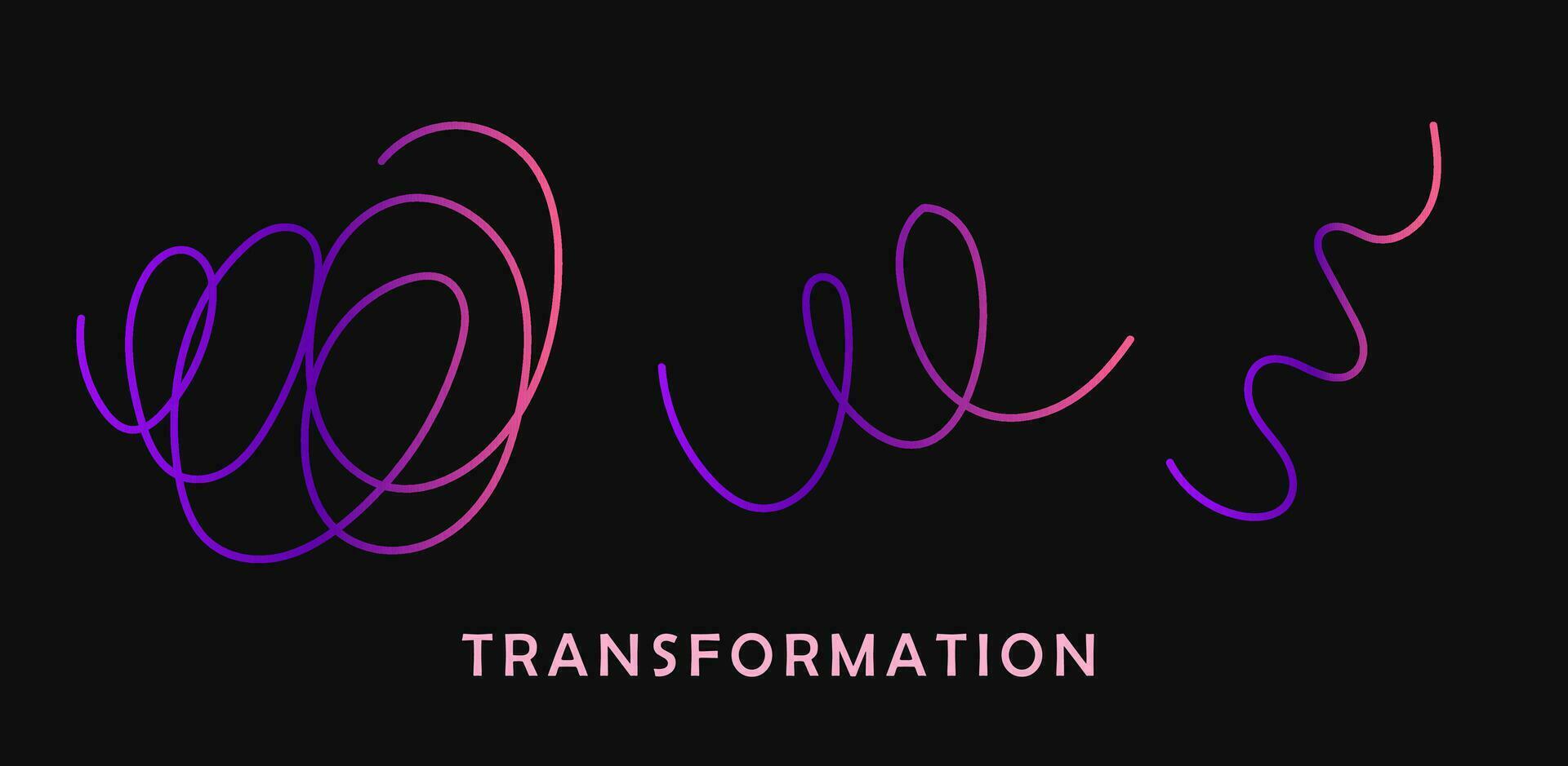 Logo Transformation, Transformation, Geschäft Entwicklung. Vektor Gradient Illustration