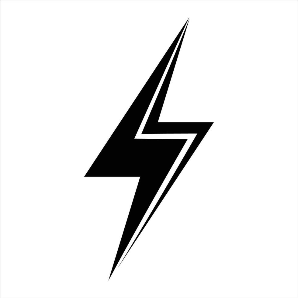 bult kraft logotyp mall, blixt- ikon element, bult kraft illustration vektor