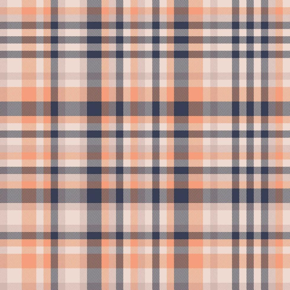 nahtlos Vektor Textil- von prüfen Stoff Hintergrund mit ein Tartan Textur Muster Plaid.