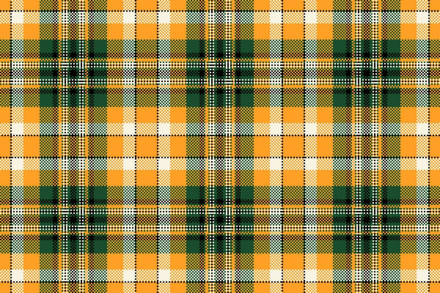 Plaid Vektor Textur von prüfen Stoff nahtlos mit ein Hintergrund Muster Tartan Textil.