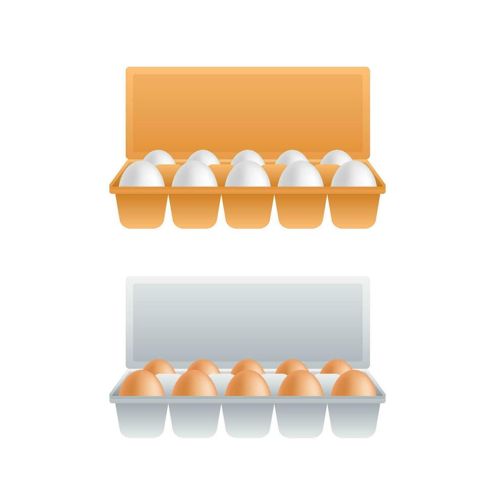 tecknad serie ägg. transparent bakgrund. 3d vektor ikon.