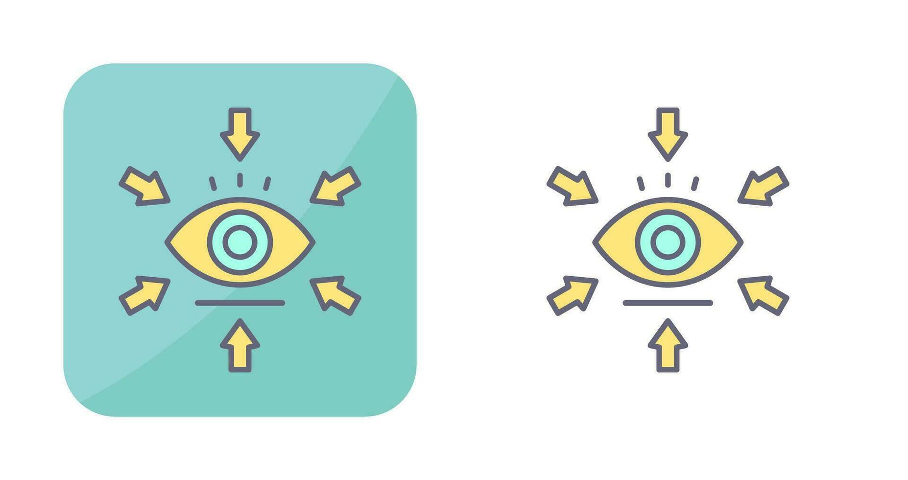 Visualisierungsvektorsymbol vektor