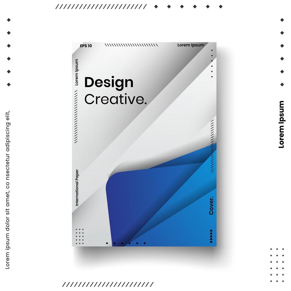 Cover-Design-Vorlagenset vektor