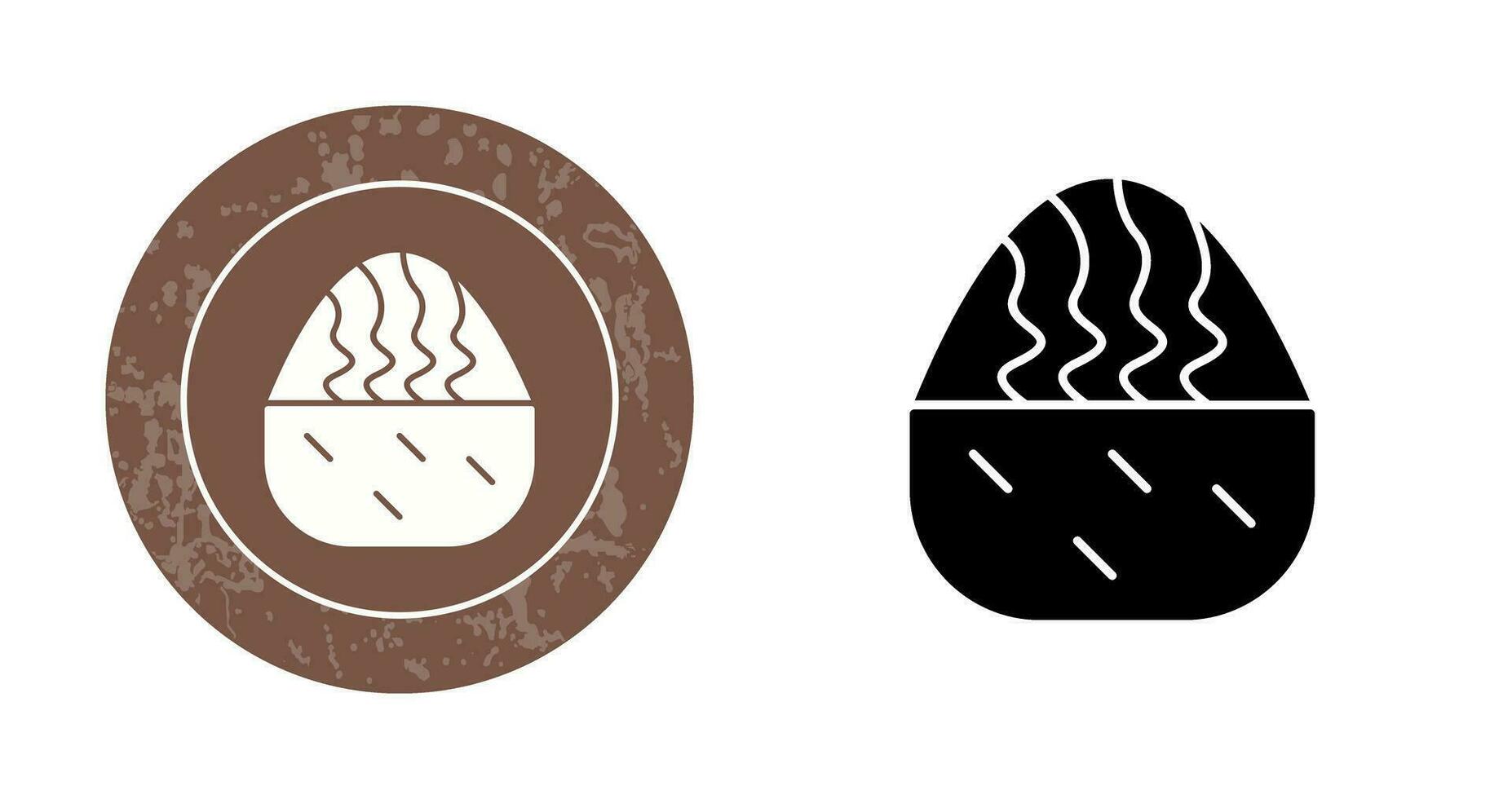 grädde muffin vektor ikon