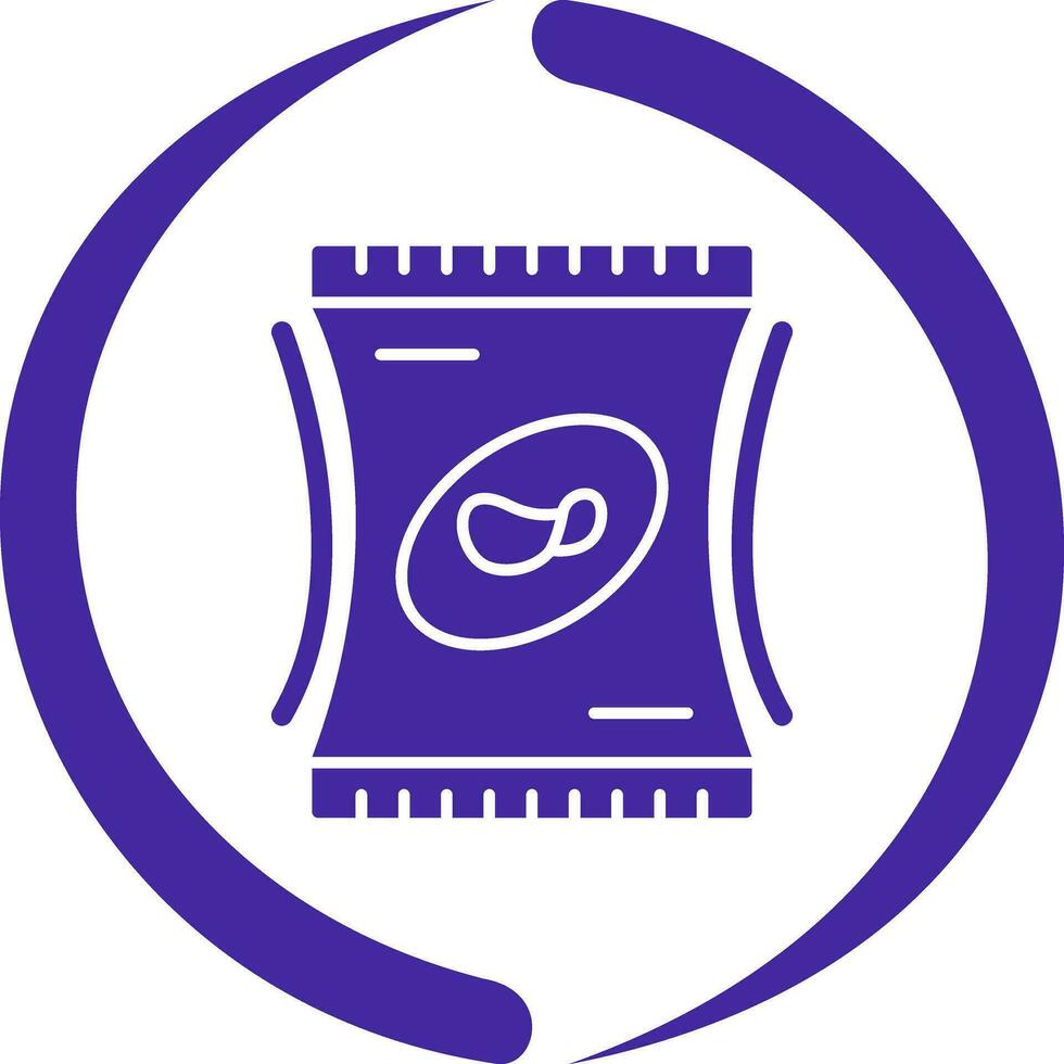 Snack-Vektor-Symbol vektor