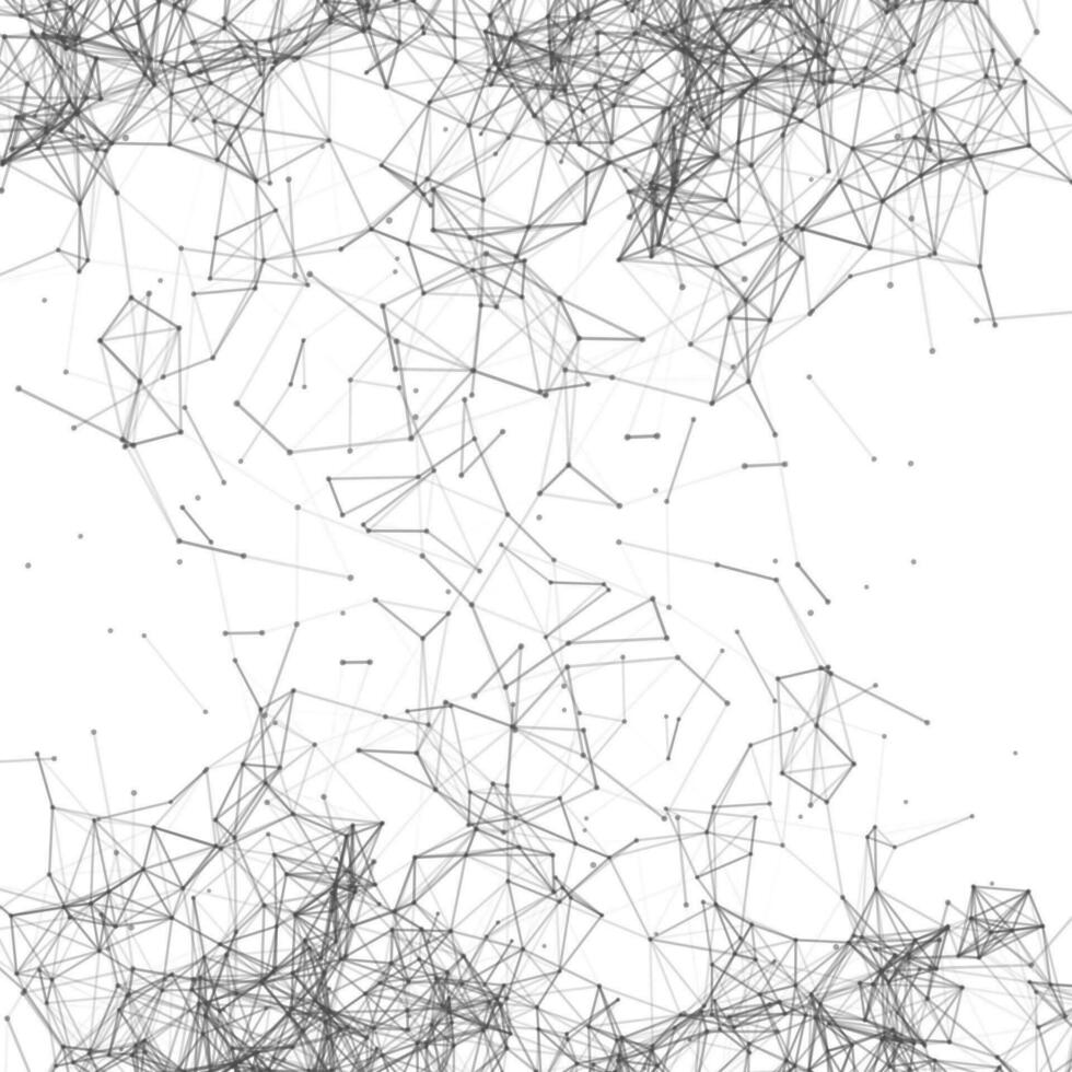 plexus bakgrund. teknologi abstrakt. geometrisk element. trogen digital nätverk begrepp. vektor illustration