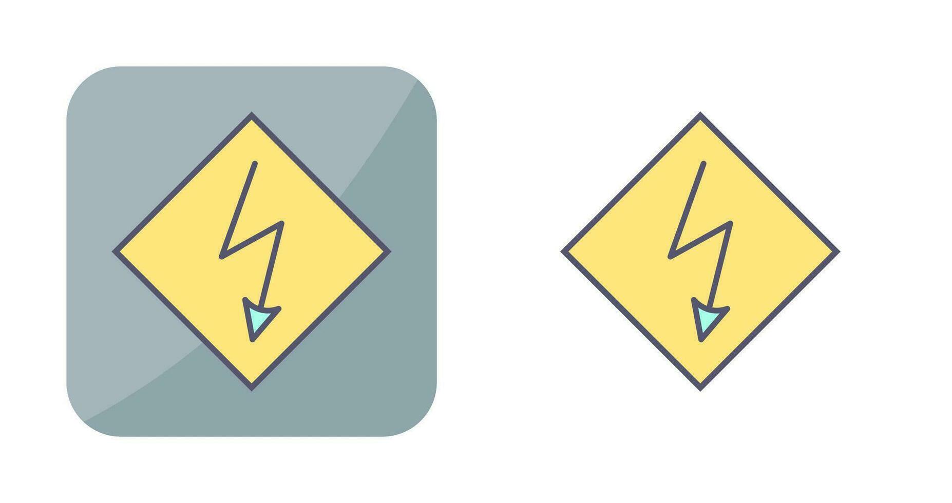 Symbol für Hochspannungsvektor vektor