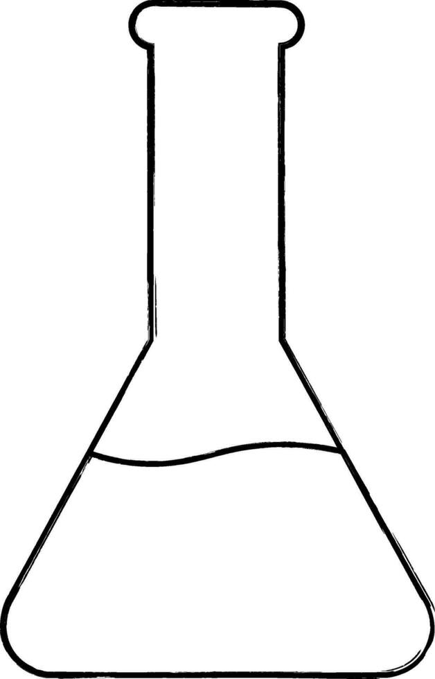 Flasche zum chemisch Vorbereitungen zum Dekoration und Design. vektor