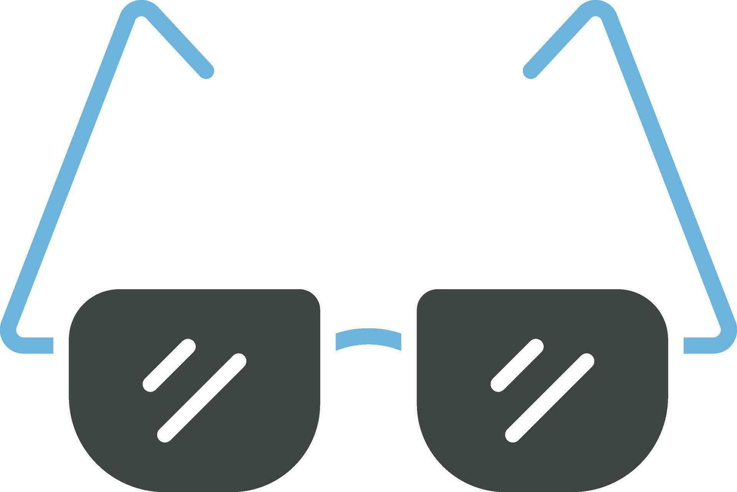 lesen Brille Symbol Bild. vektor