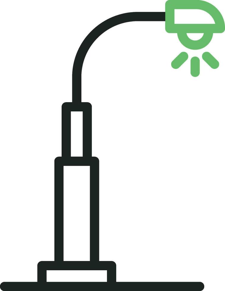 Straße Lampe Symbol Vektor Bild. geeignet zum Handy, Mobiltelefon Apps, Netz Apps und drucken Medien.