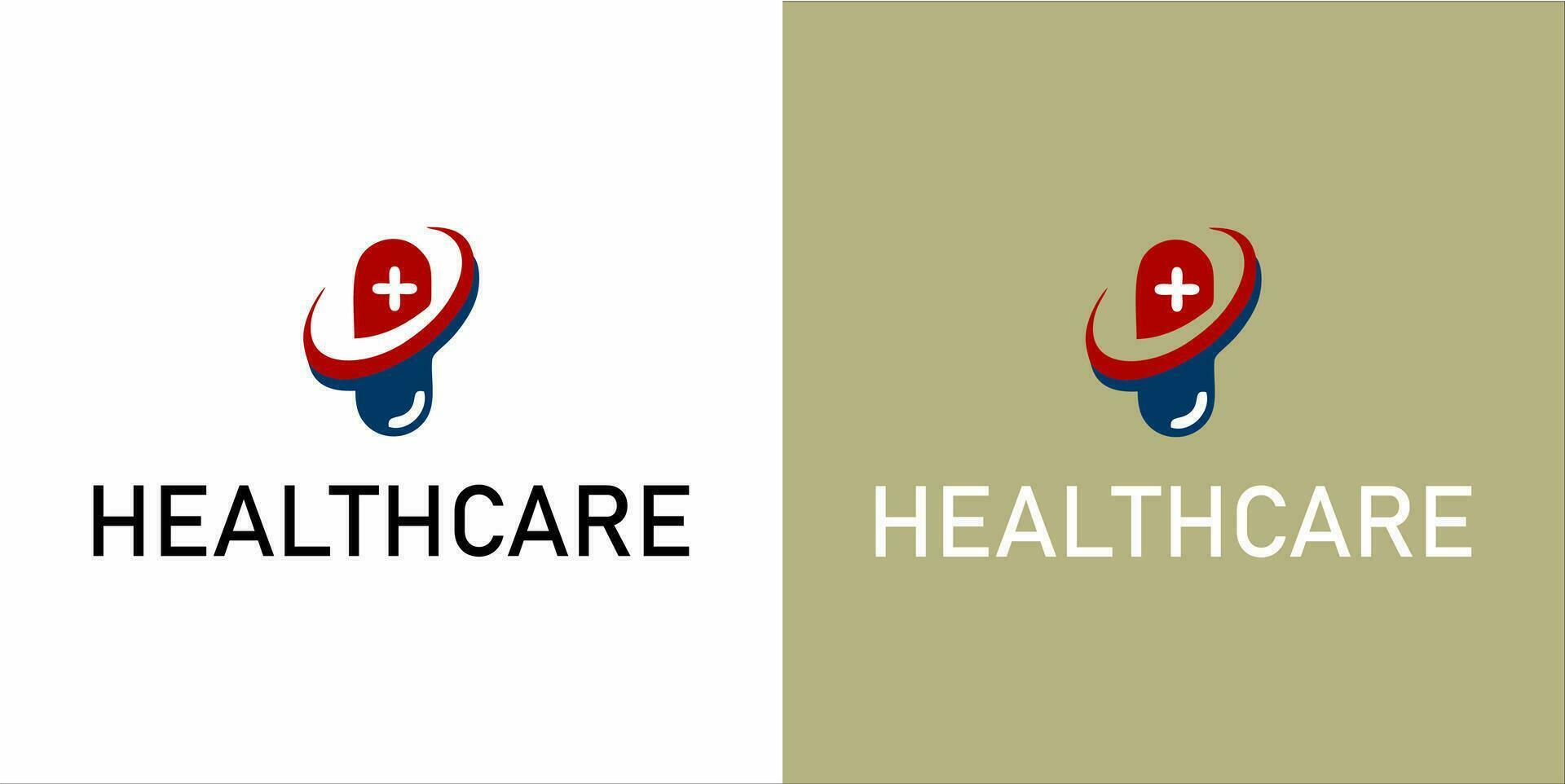 Gesundheit Logo minimalistisch vektor