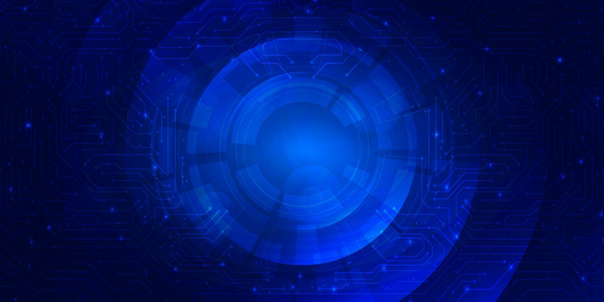 abstrakte digitale technologie futuristische platine blauer hintergrund, cyber-science-tech-layout, innovation zukunft ai big data, globale internet-netzwerkverbindung, wolken-hi-tech-illustrationsvektor vektor