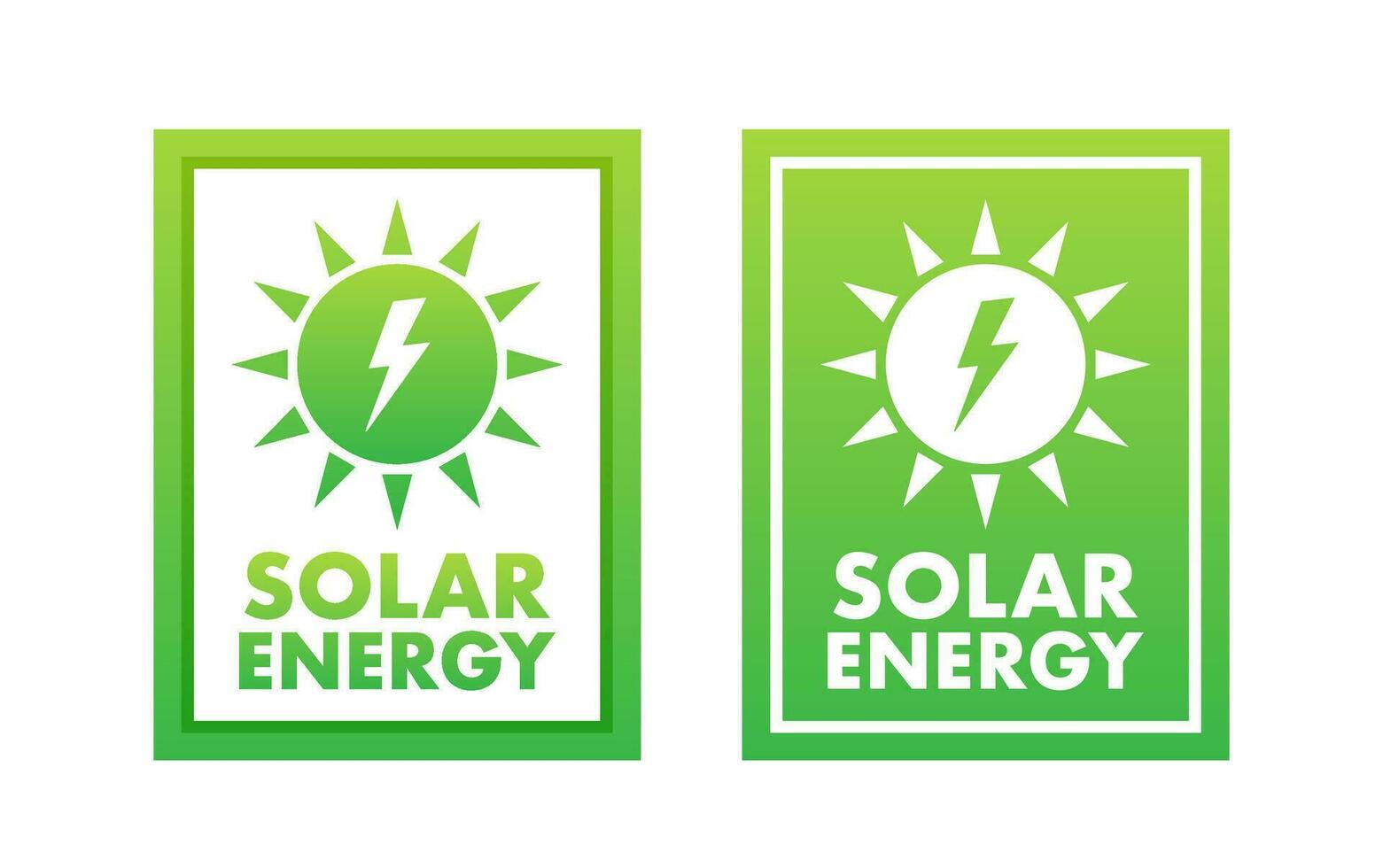 sol- energi. kraft växt, sol- batteri. förnybar energi. vektor stock illustration