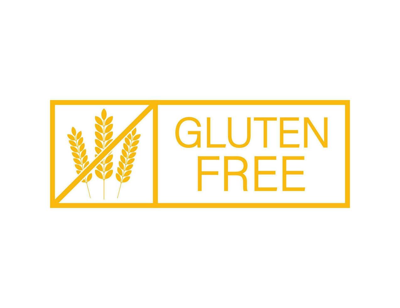 gluten fri. friska mat etiketter med text. vegan mat klistermärken vektor