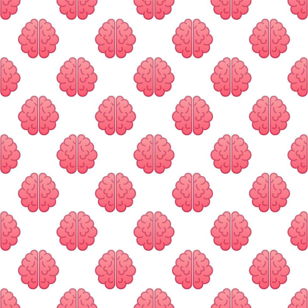 mänsklig hjärna mönster. tänkande bearbeta, brainstorming, Bra aning, hjärna aktivitet. vektor stock illustration
