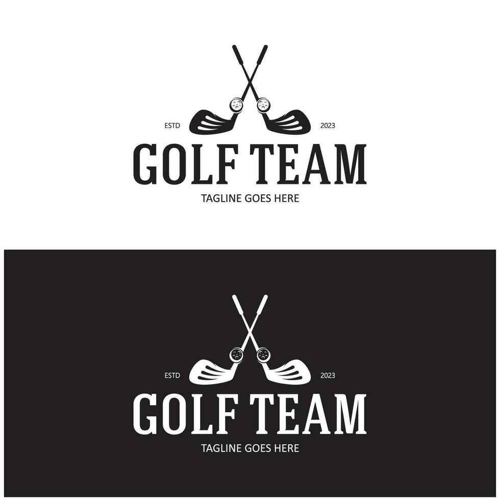 golf boll logotyp, golf design pinne logotyp, logotyp för professionell golf team, golf klubb, turnering, golf Lagra företag, golf kurs, händelse vektor