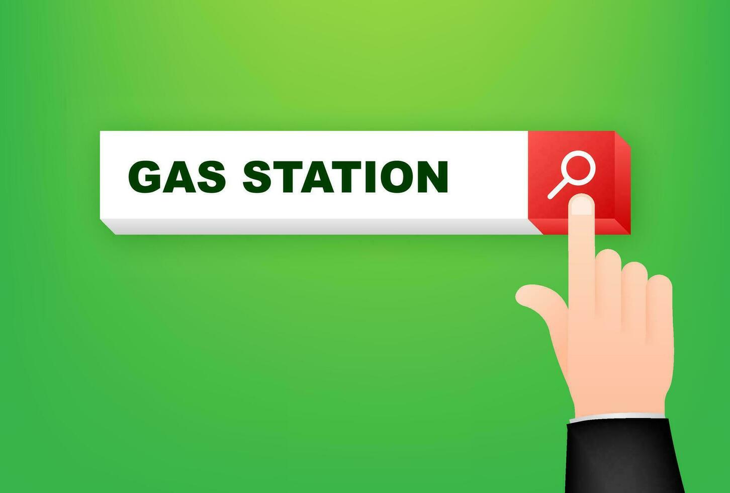 Gas Bahnhof Symbol Standort. Suche Linie. Treibstoff Pumpe, Treibstoff Bahnhof Ort vektor