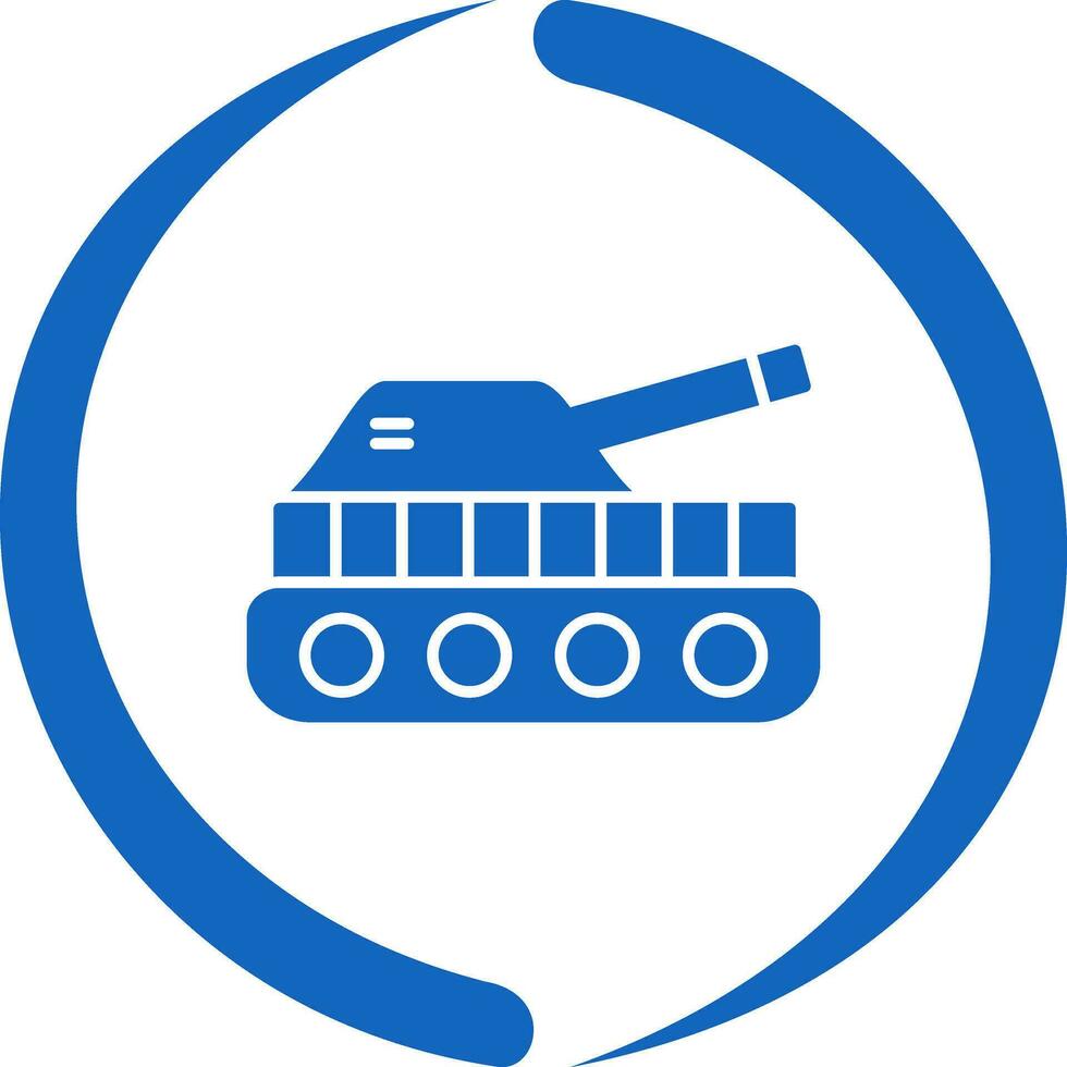 Tank-Vektor-Symbol vektor