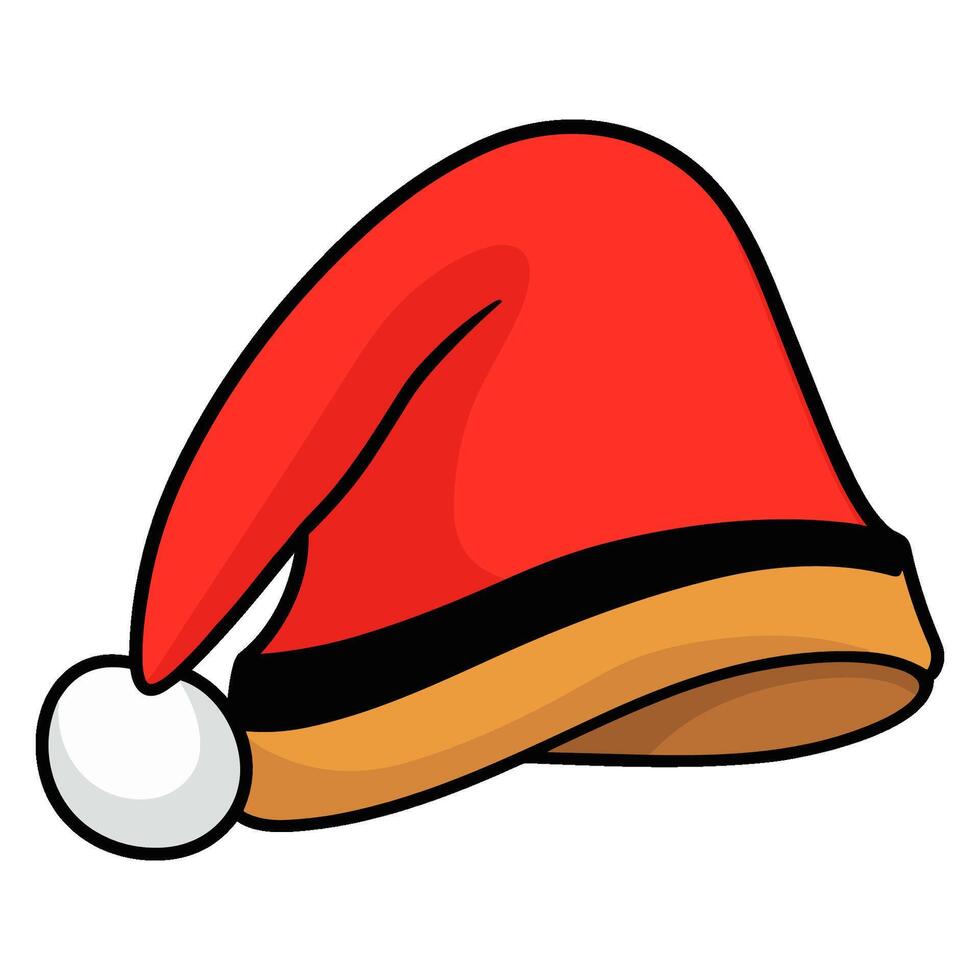 fri santa hatt vektor ClipArt, jul hatt illustration