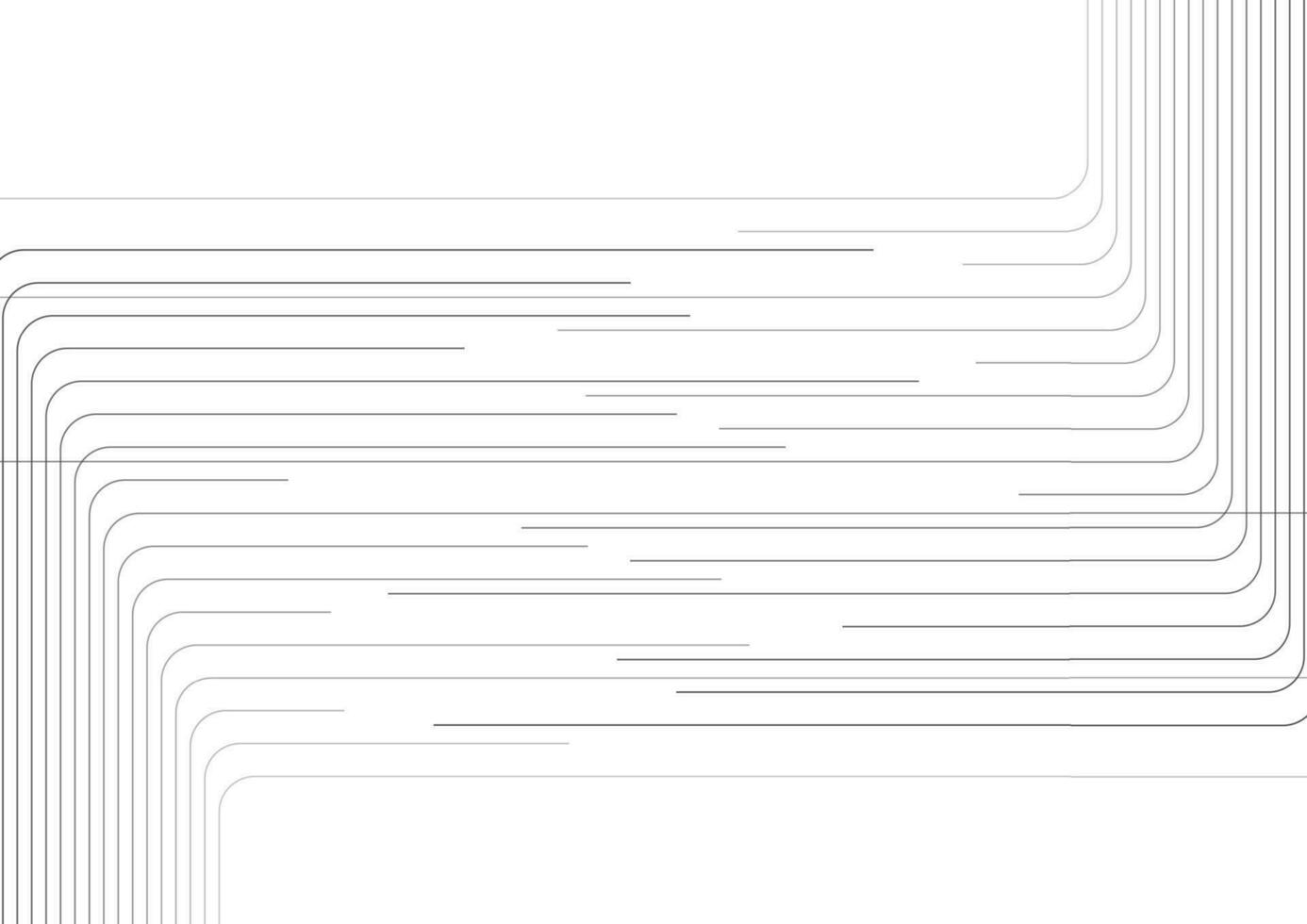 grau minimal Linien abstrakt futuristisch Technik Hintergrund vektor