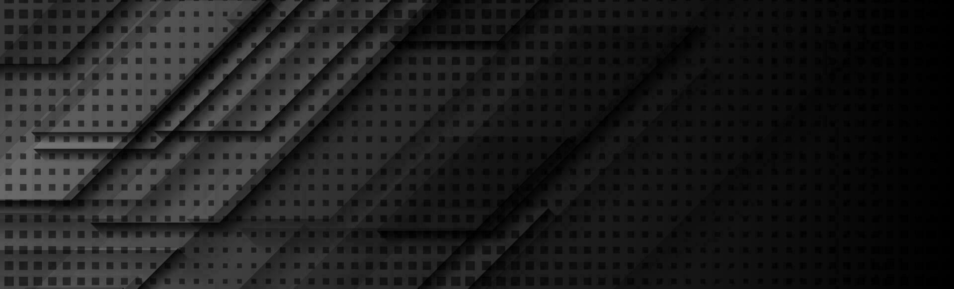 schwarz abstrakt Technik geometrisch modern Hintergrund vektor