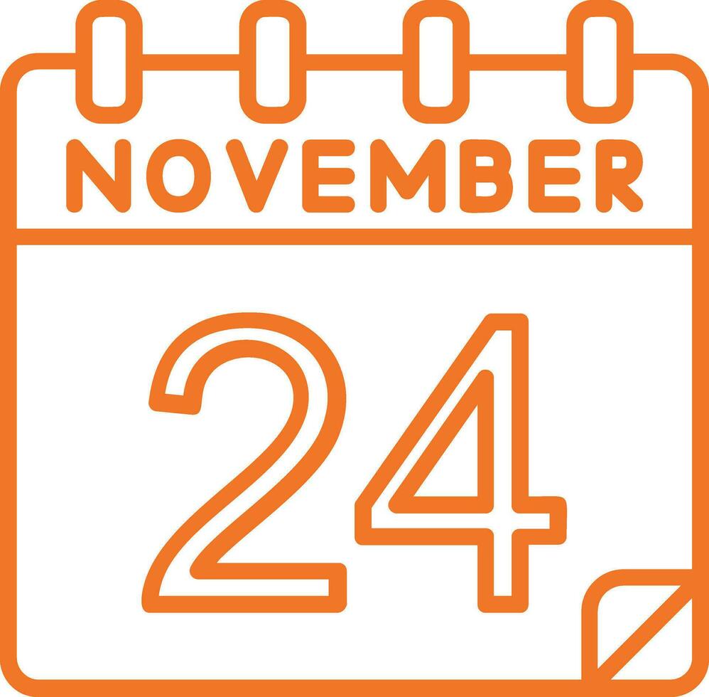 24 November Vektor Symbol