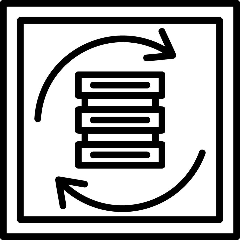 data synkronisering vektor ikon design