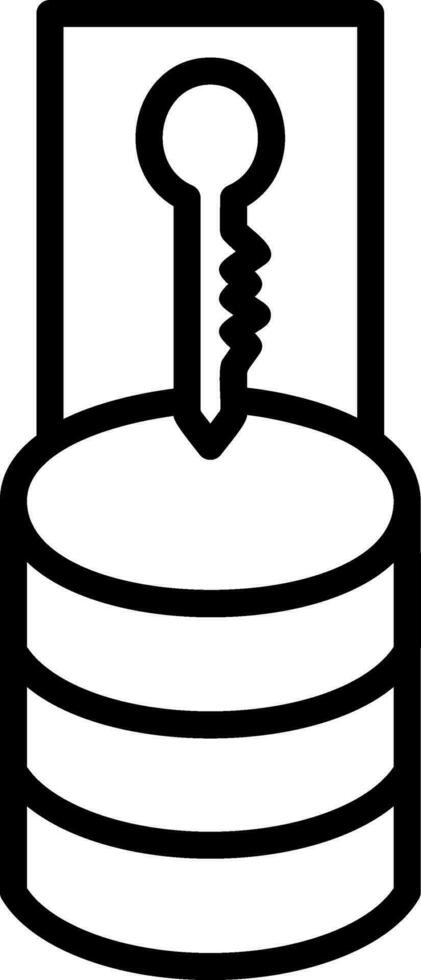 Daten Barrierefreiheit Vektor Symbol Design