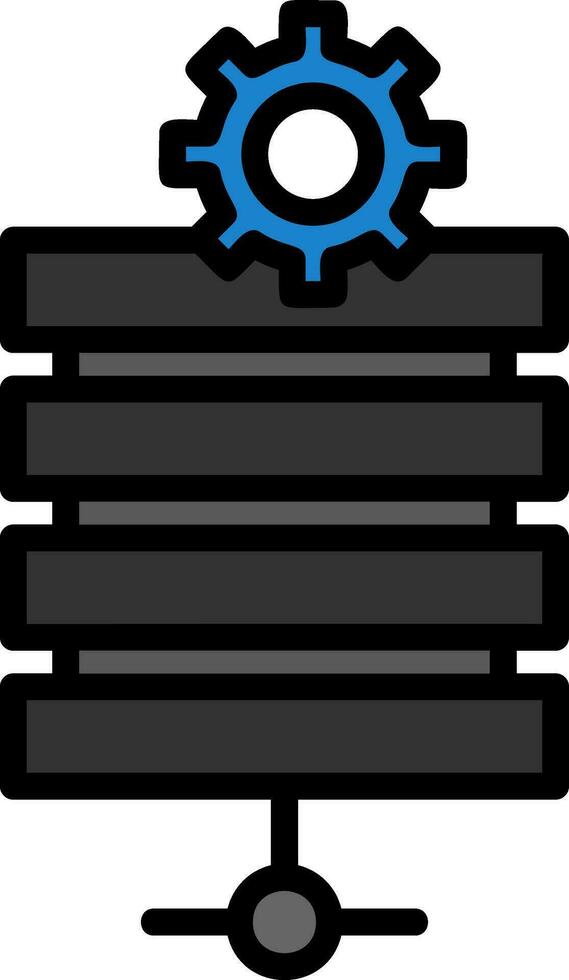 Server Instandhaltung Vektor Symbol Design