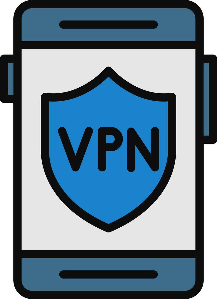 vpn vektor ikon design