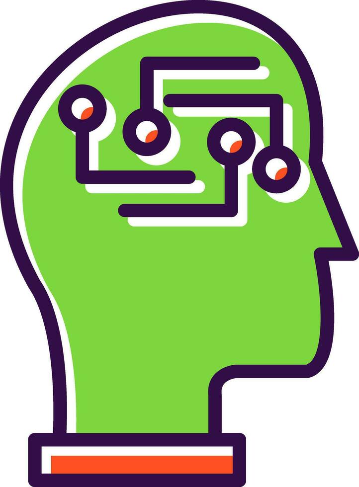 Intelligenz-Vektor-Icon-Design vektor