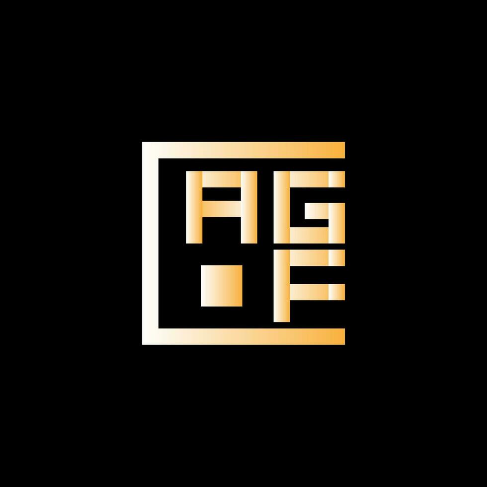 agf brev logotyp vektor design, agf enkel och modern logotyp. agf lyxig alfabet design
