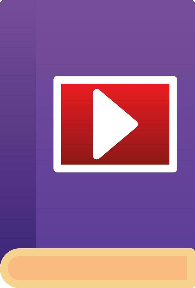 Video Lernprogramm Vektor Symbol Design