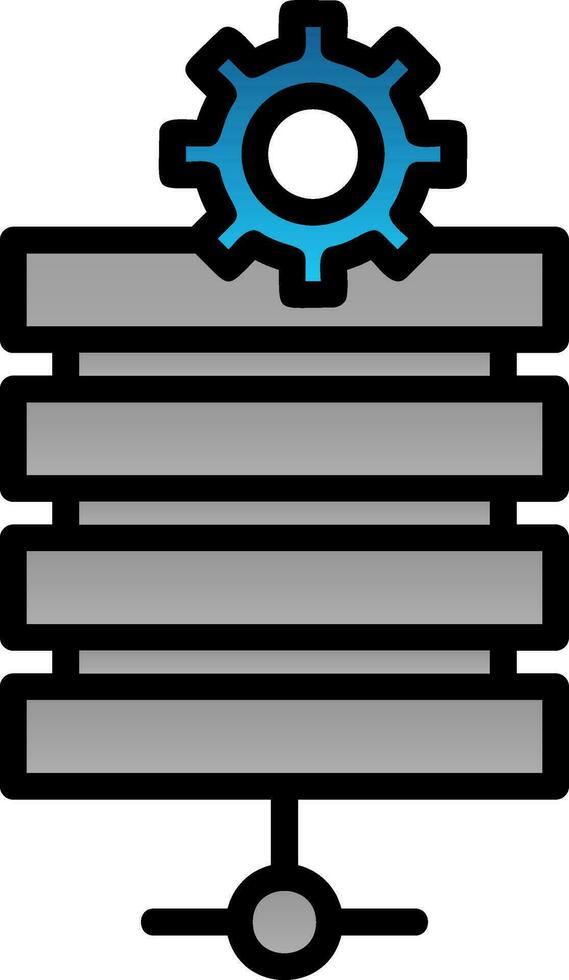 Server Instandhaltung Vektor Symbol Design