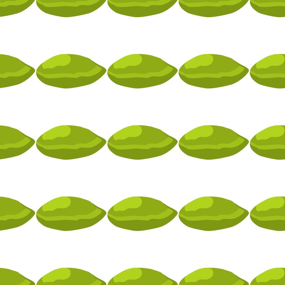 Illustration zum Thema großes Muster identische Typen Pistazie vektor