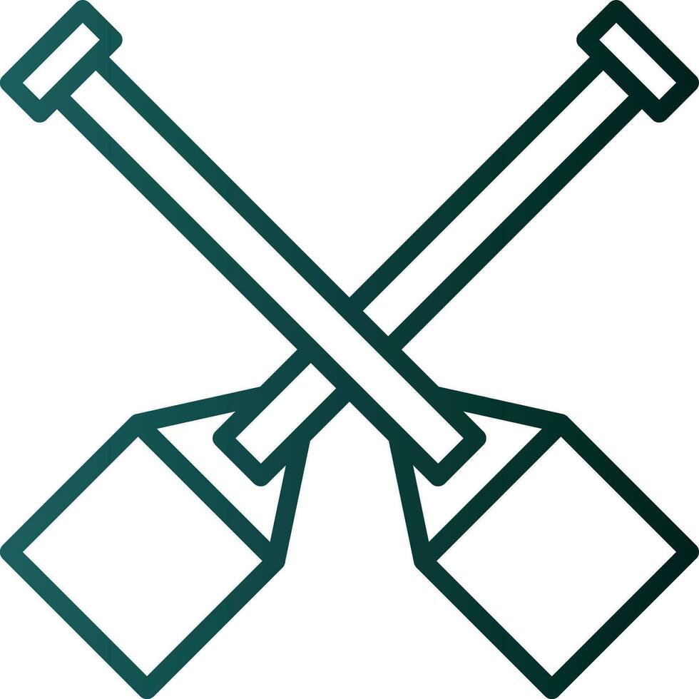 Ruder Vektor Symbol Design