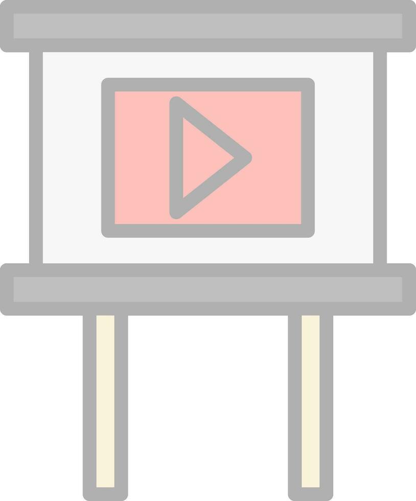 bildspel vektor ikon design