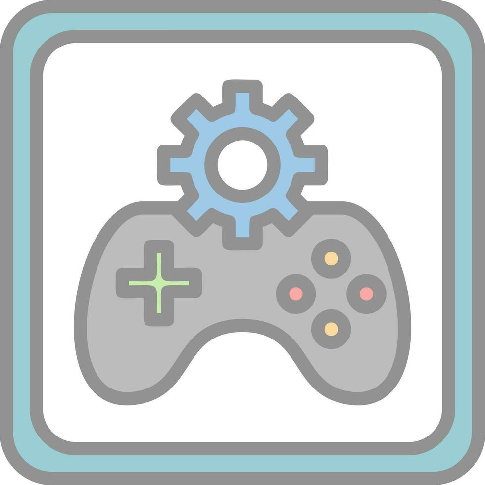 spel utveckling vektor ikon design