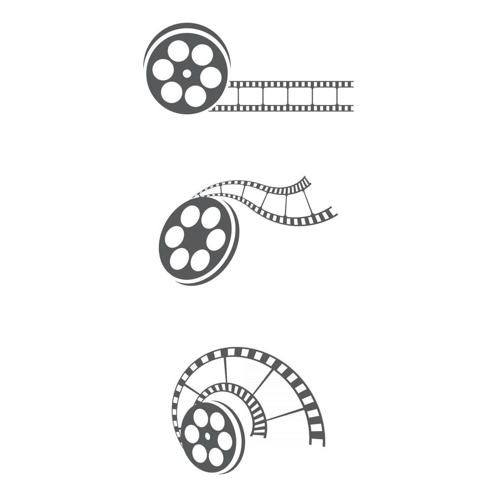 Filmstreifen Logo Bilder vektor