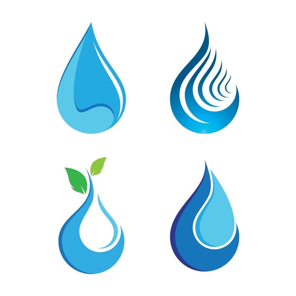 vatten droppe logotyp bilder vektor
