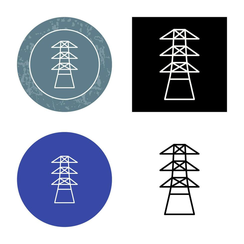 einzigartiges Turmvektorsymbol vektor