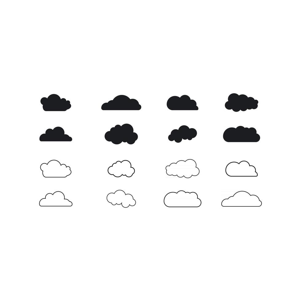 Cloud-Symbol Vektor