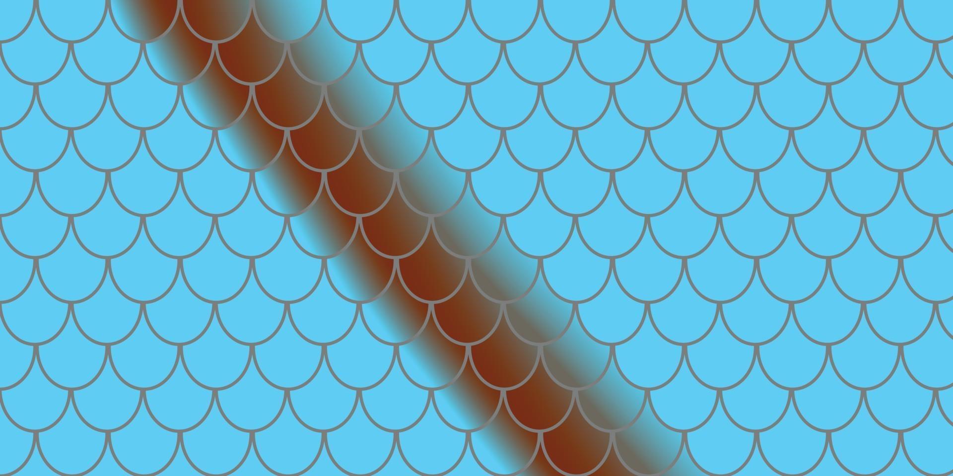 mönster med blå cirklar fisk hud vektor, fisk hud vektor