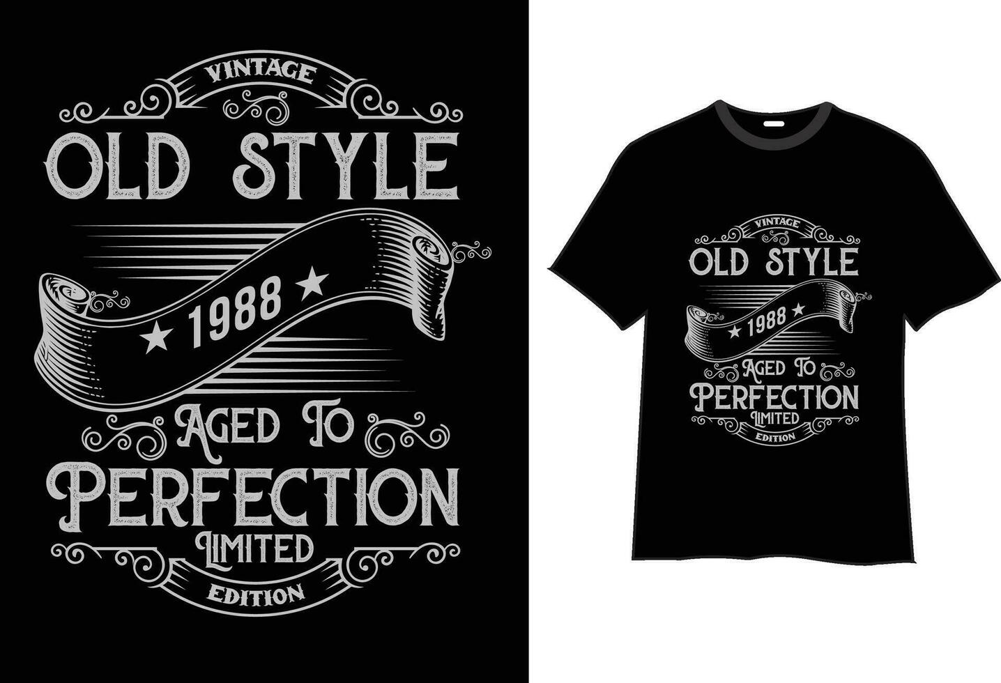 Vintage-T-Shirt-Design vektor