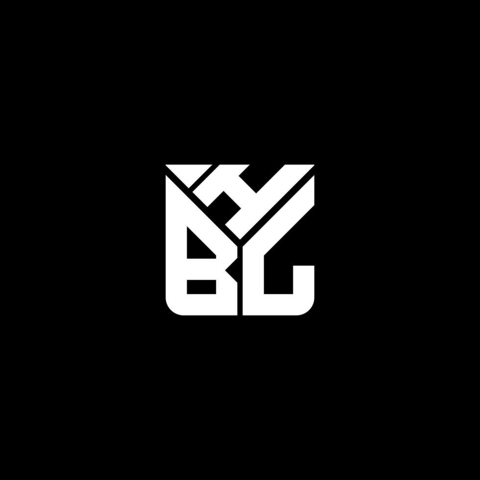 hbl brev logotyp vektor design, hbl enkel och modern logotyp. hbl lyxig alfabet design