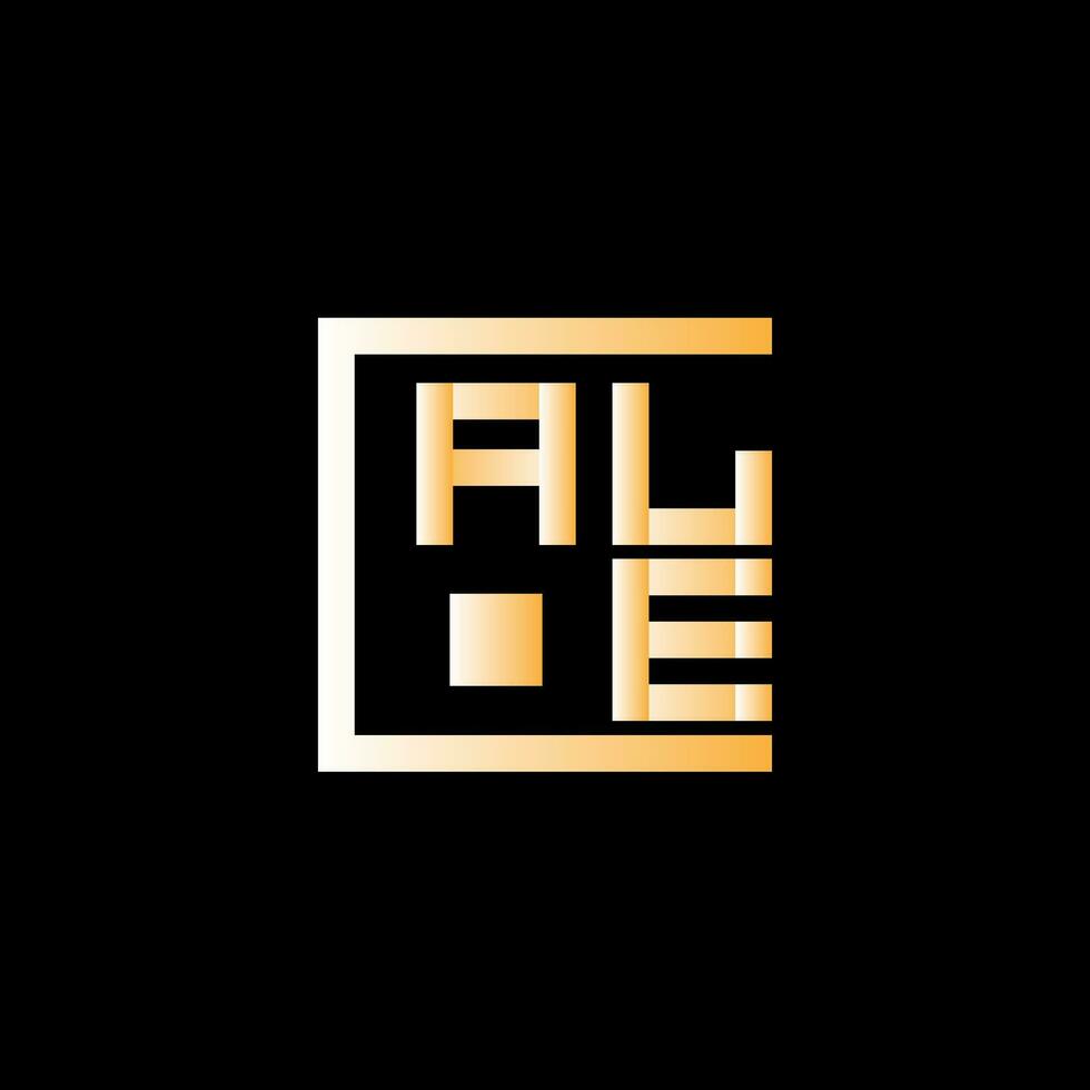 Ale Brief Logo Vektor Design, Ale einfach und modern Logo. Ale luxuriös Alphabet Design