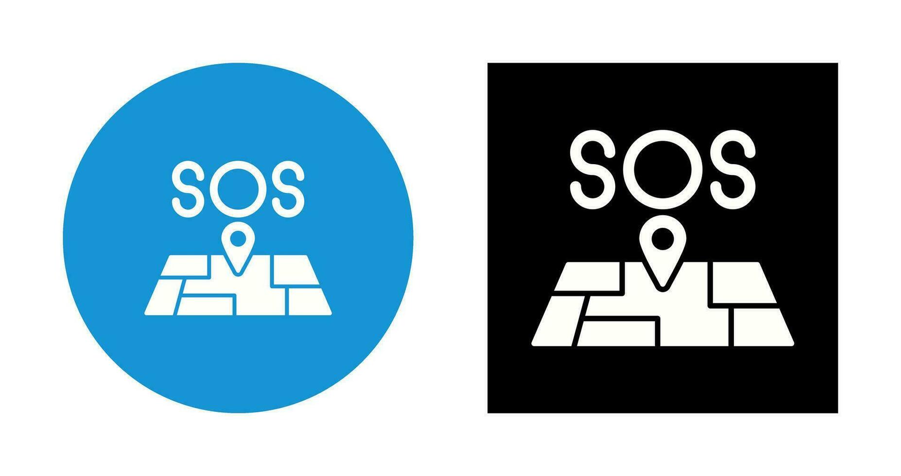 SOS-Vektorsymbol vektor